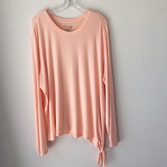 Time and Tru Tops - TIME and TRU SIDE TIE TOP 3X